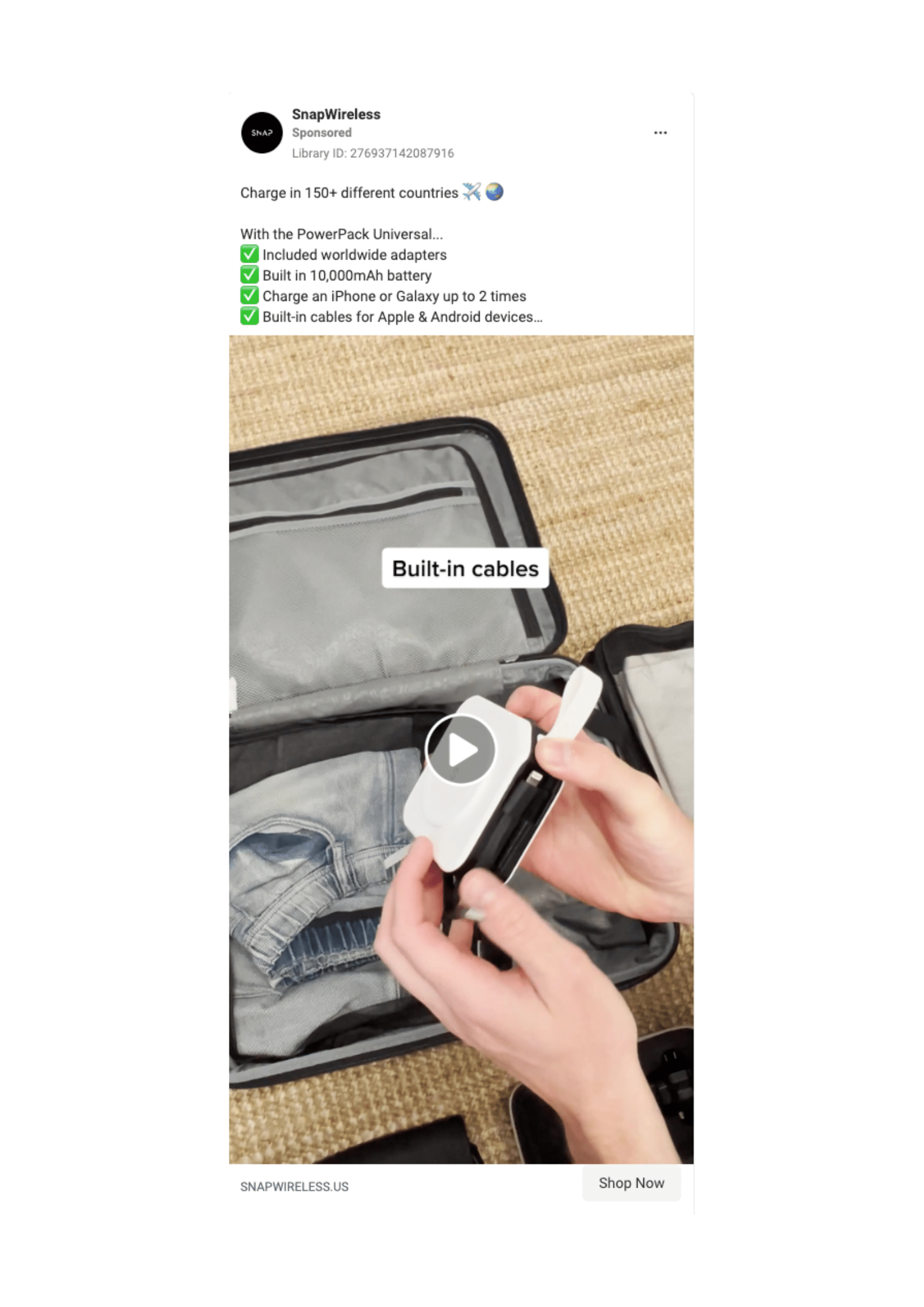 Snap Wireless Ad
