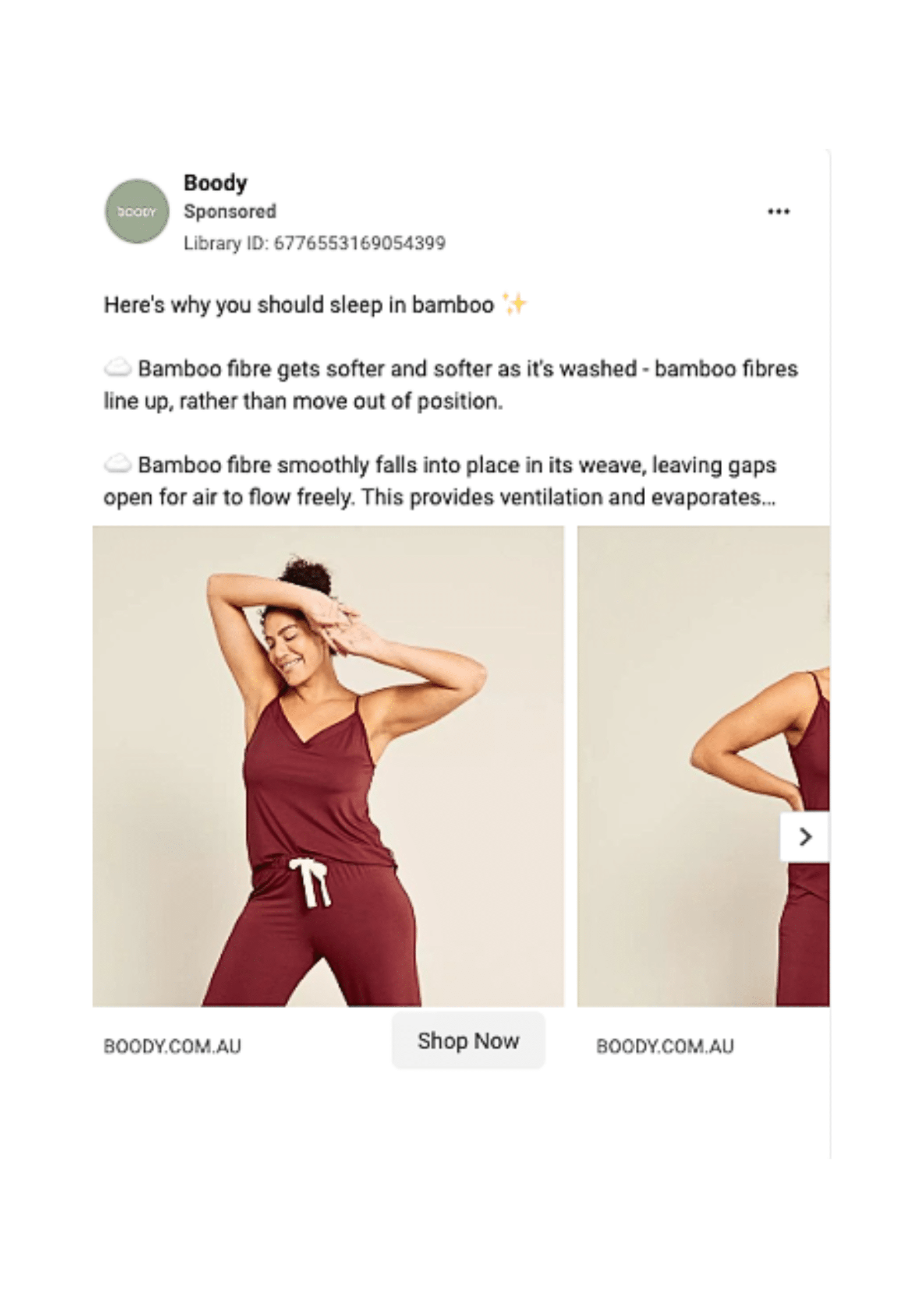Boody Ad
