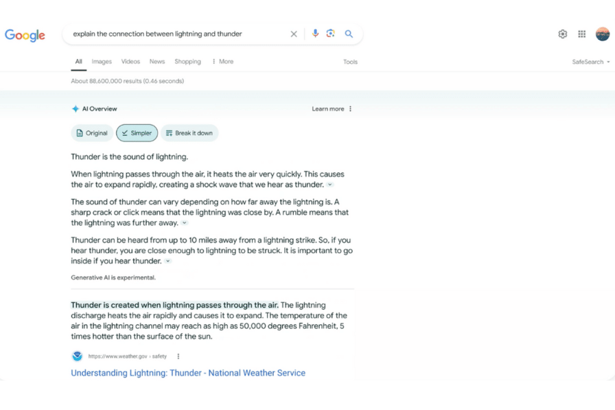 AI overviews